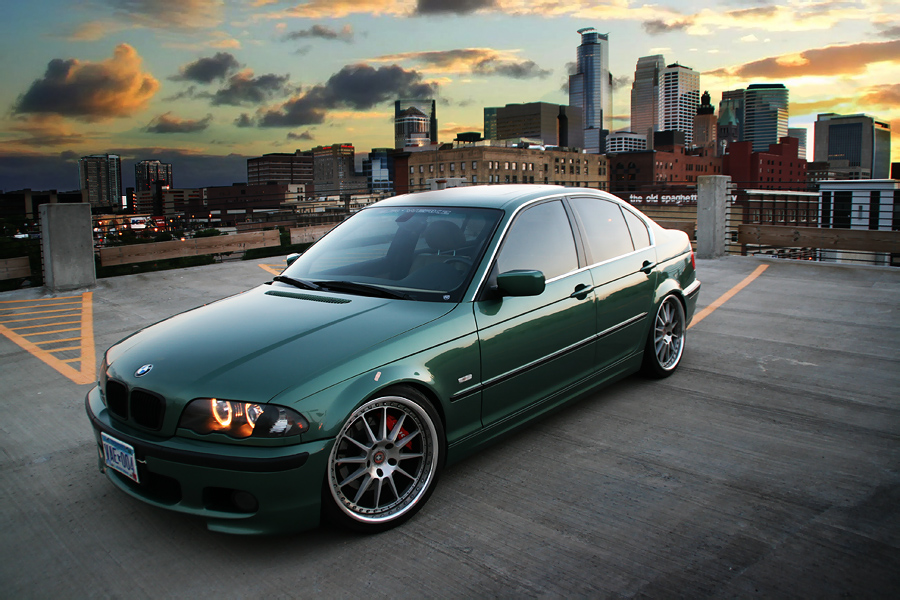 bmw e46 green