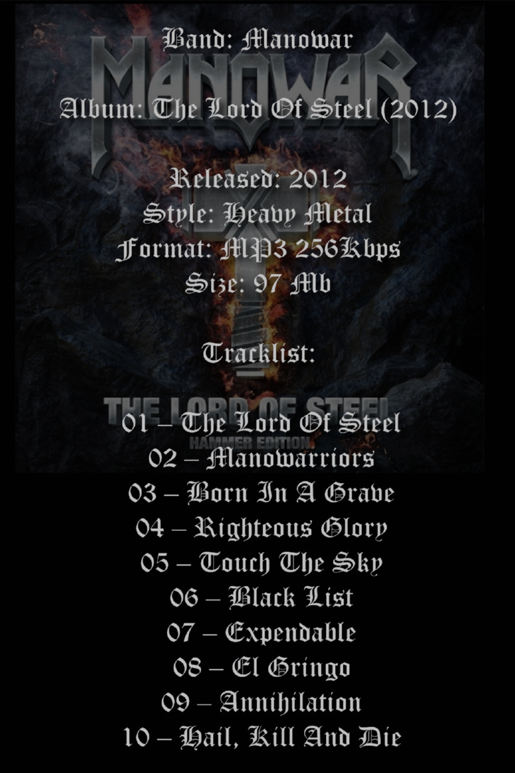 Manowar-2012-The Lord Of Steel (Hammer Edition) at torrent-team