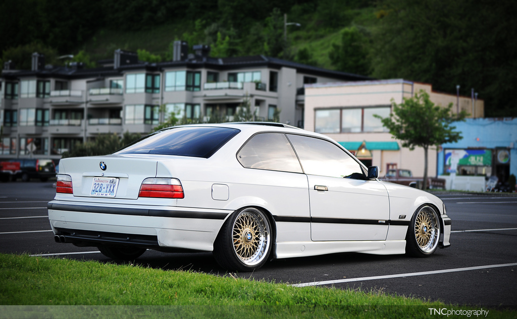 BMW White BBS