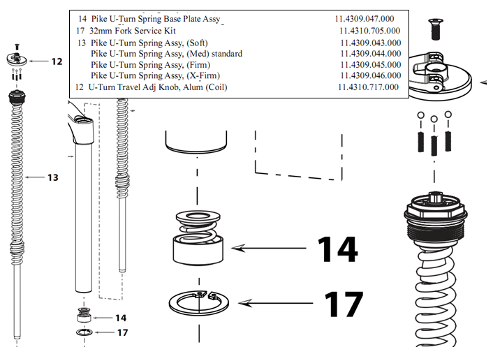 fox float parts