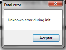Autocom Unknown Error During Init -
